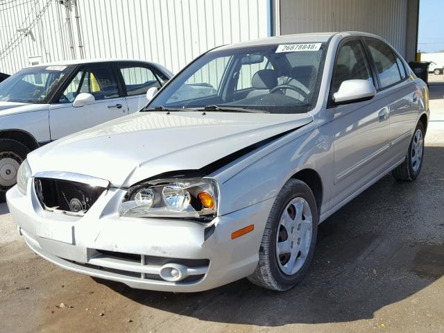 KMHDN46D56U364173 - 2006 HYUNDAI ELANTRA GL SILVER photo 2