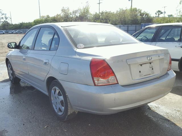 KMHDN46D56U364173 - 2006 HYUNDAI ELANTRA GL SILVER photo 3