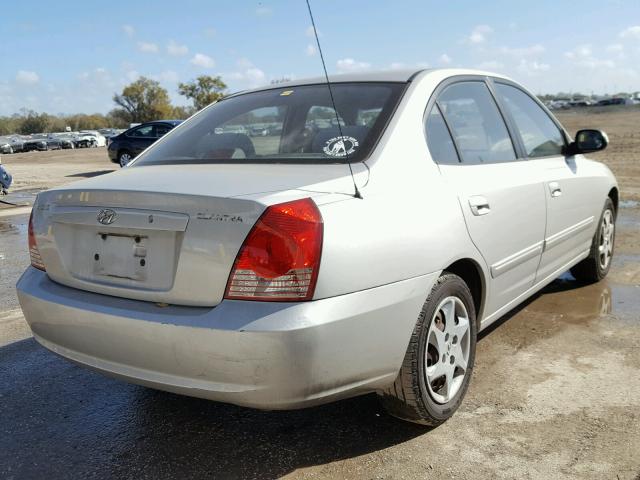 KMHDN46D56U364173 - 2006 HYUNDAI ELANTRA GL SILVER photo 4