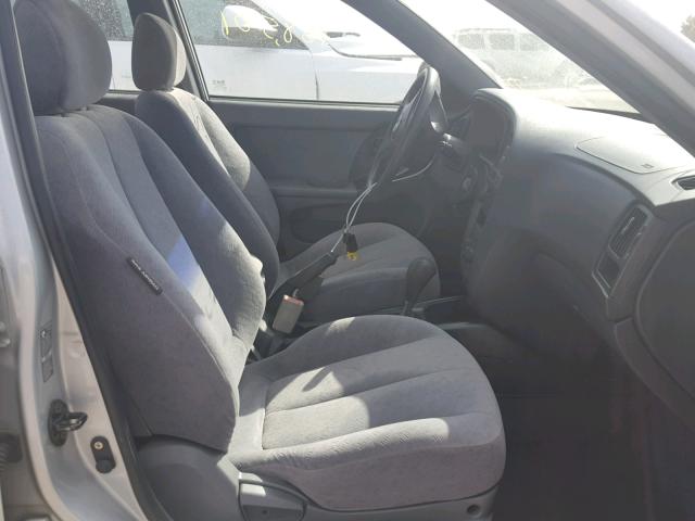 KMHDN46D56U364173 - 2006 HYUNDAI ELANTRA GL SILVER photo 5