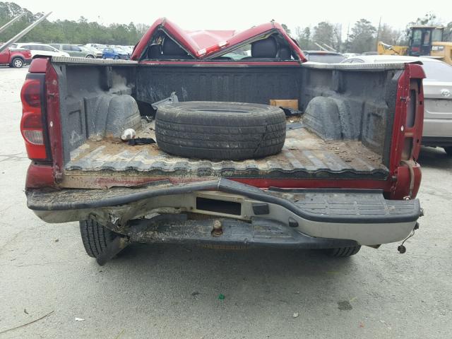 1GCHC24U75E316511 - 2005 CHEVROLET SILVERADO BURGUNDY photo 6