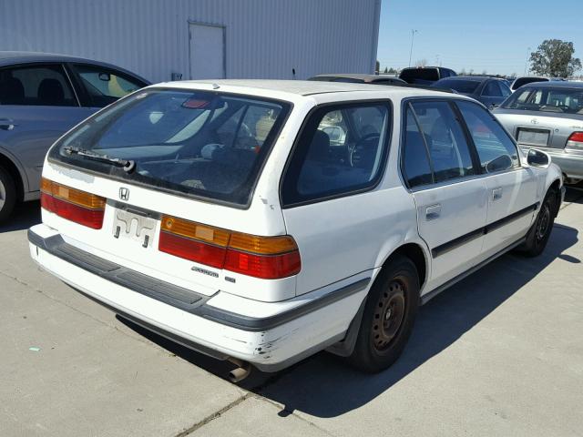 1HGCB9853PA006327 - 1993 HONDA ACCORD LX WHITE photo 4