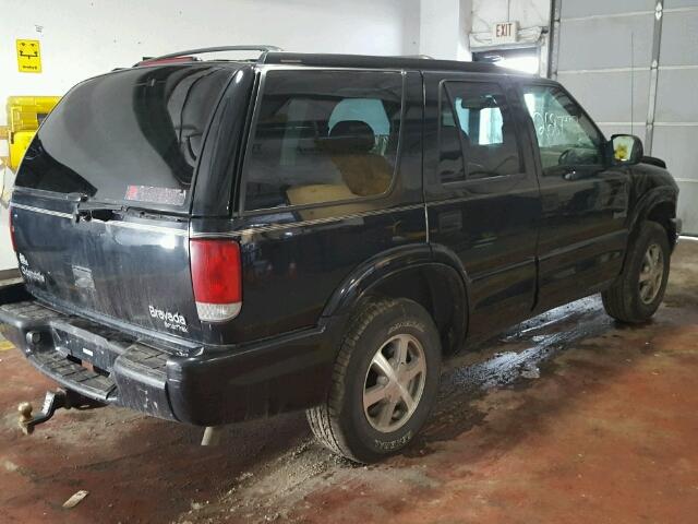 1GHDT13W7Y2207543 - 2000 OLDSMOBILE BRAVADA BLACK photo 4