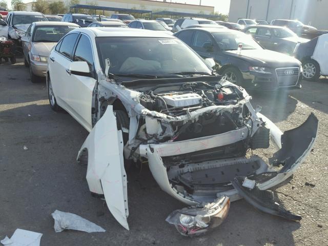 JH4CU2F66AC030045 - 2010 ACURA TSX WHITE photo 1