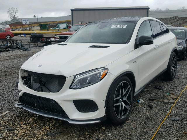 4JGED6EB6HA050118 - 2017 MERCEDES-BENZ GLE COUPE WHITE photo 2