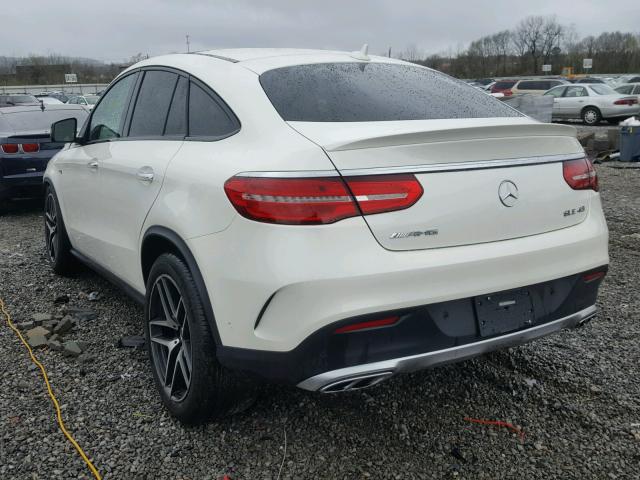 4JGED6EB6HA050118 - 2017 MERCEDES-BENZ GLE COUPE WHITE photo 3