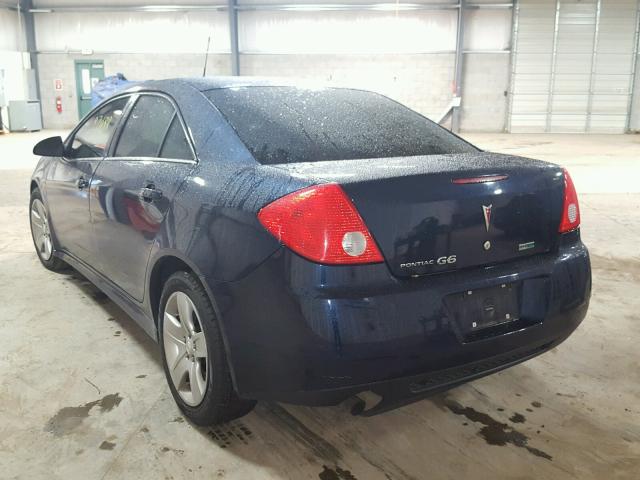 1G2ZA5E08A4159809 - 2010 PONTIAC G6 BLUE photo 3