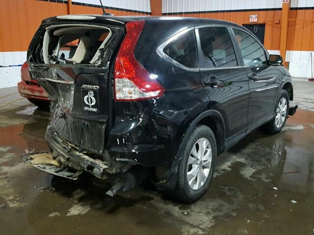 2HKRM4H7XEH114165 - 2014 HONDA CR-V EXL BLACK photo 4