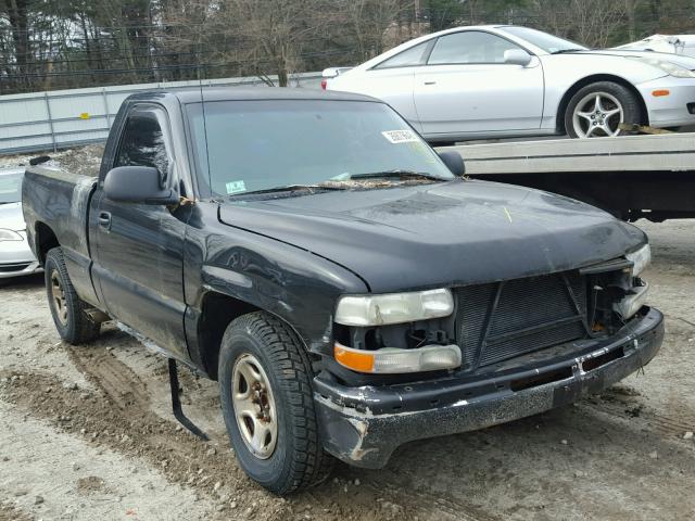 1GCEC14V5XZ122089 - 1999 CHEVROLET SILVERADO BLACK photo 1