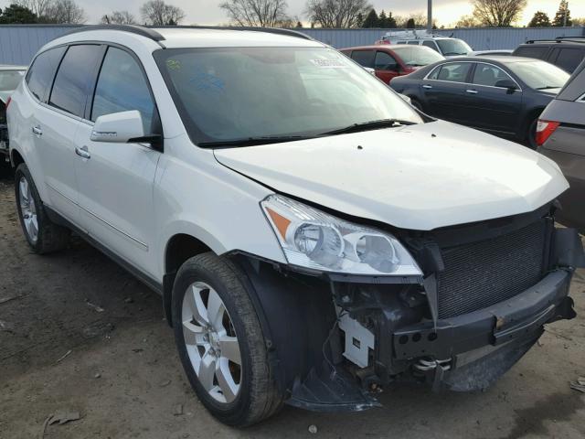 1GNKVLEDXCJ200400 - 2012 CHEVROLET TRAVERSE L WHITE photo 1