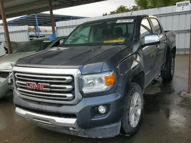 1GTP6DE1XG1171185 - 2016 GMC CANYON SLT GRAY photo 2