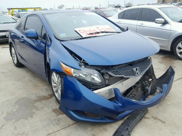 2HGFG3B10CH538261 - 2012 HONDA CIVIC EXL BLUE photo 1