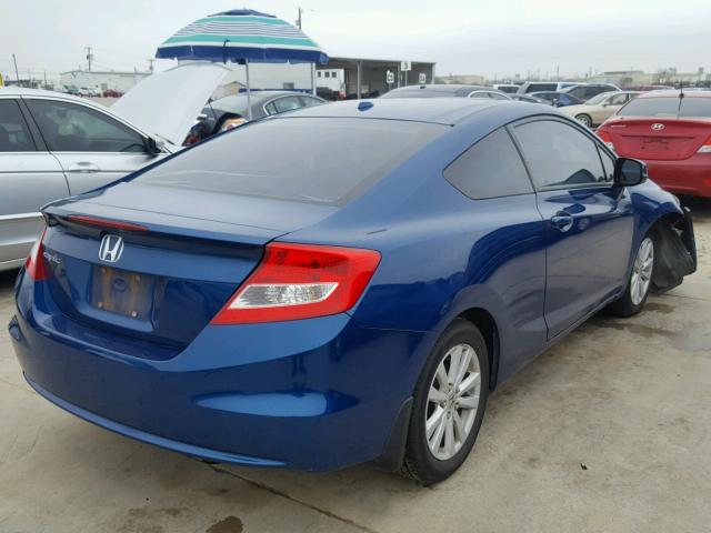2HGFG3B10CH538261 - 2012 HONDA CIVIC EXL BLUE photo 4