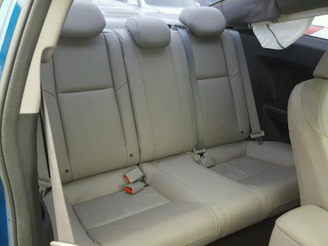 2HGFG3B10CH538261 - 2012 HONDA CIVIC EXL BLUE photo 6