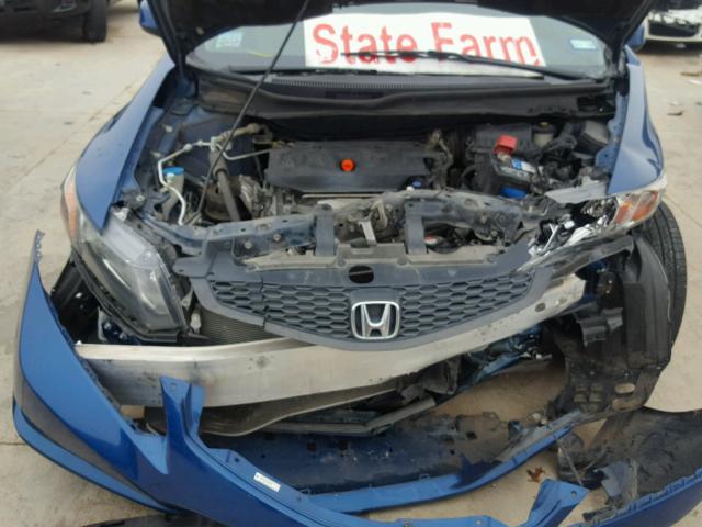 2HGFG3B10CH538261 - 2012 HONDA CIVIC EXL BLUE photo 7