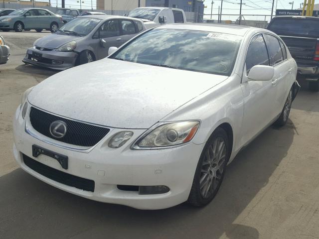 JTHBC96S475008174 - 2007 LEXUS GS 450H WHITE photo 2