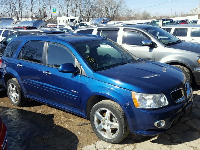 2CKDL737586019925 - 2008 PONTIAC TORRENT GX BLUE photo 1