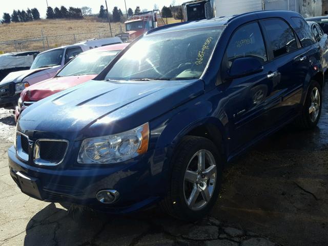 2CKDL737586019925 - 2008 PONTIAC TORRENT GX BLUE photo 2