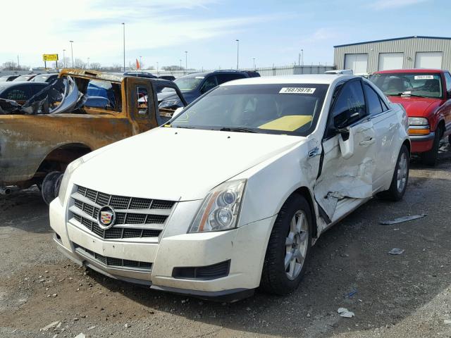 1G6DF577090158189 - 2009 CADILLAC CTS WHITE photo 2