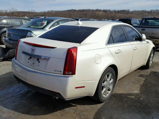 1G6DF577090158189 - 2009 CADILLAC CTS WHITE photo 4