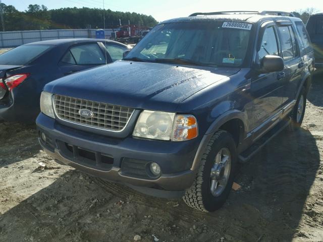 1FMZU74E02UA84144 - 2002 FORD EXPLORER E BLUE photo 2