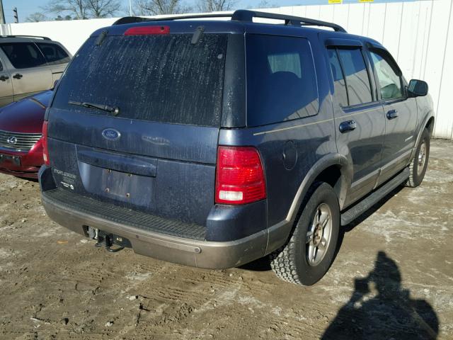 1FMZU74E02UA84144 - 2002 FORD EXPLORER E BLUE photo 4