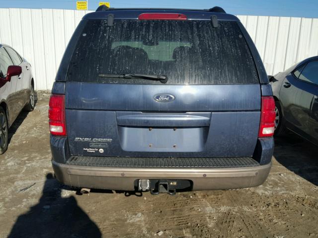 1FMZU74E02UA84144 - 2002 FORD EXPLORER E BLUE photo 9