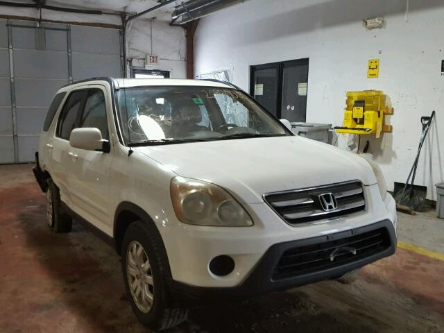 SHSRD78996U435321 - 2006 HONDA CR-V SE WHITE photo 1