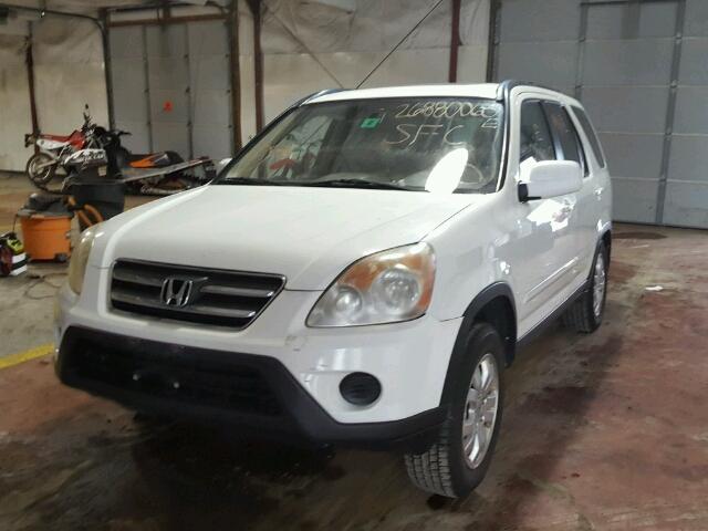 SHSRD78996U435321 - 2006 HONDA CR-V SE WHITE photo 2