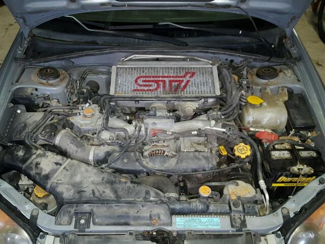 JF1GD29624G513324 - 2004 SUBARU IMPREZA WR SILVER photo 7