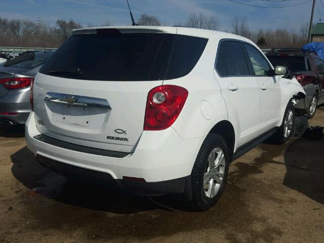 2CNALBEC6B6224065 - 2011 CHEVROLET EQUINOX LS WHITE photo 4