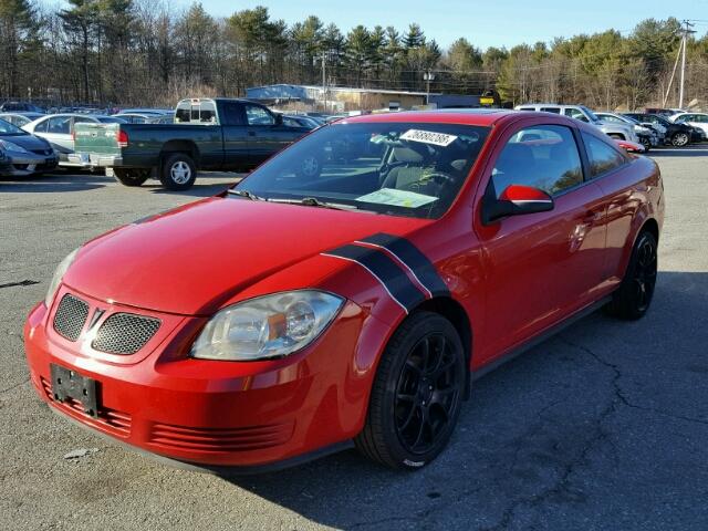 1G2AL18F387124023 - 2008 PONTIAC G5 RED photo 2