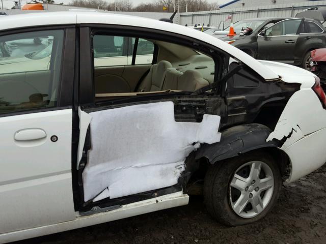 1G8AJ55F37Z209986 - 2007 SATURN ION LEVEL WHITE photo 9