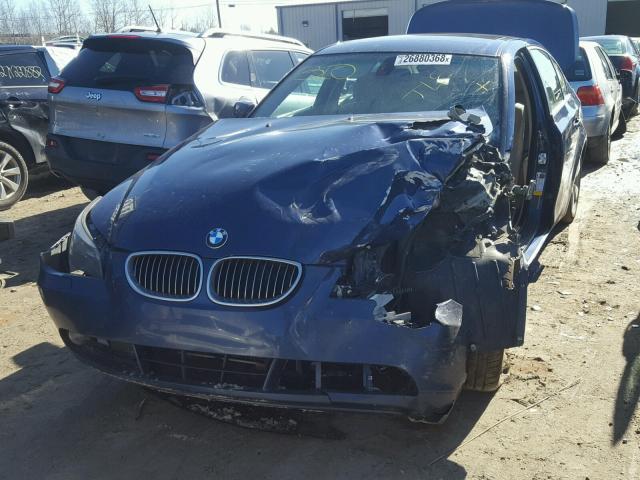 WBANF33516CS36500 - 2006 BMW 525 XI BLUE photo 2