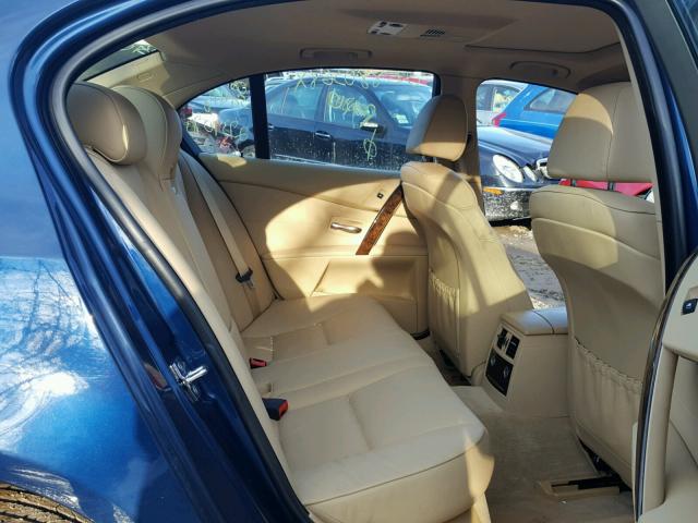 WBANF33516CS36500 - 2006 BMW 525 XI BLUE photo 6