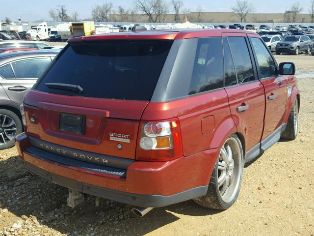 SALSH234X6A974169 - 2006 LAND ROVER RANGE ROVE BURGUNDY photo 4