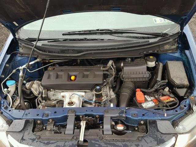19XFB2F92CE314783 - 2012 HONDA CIVIC EXL BLUE photo 7