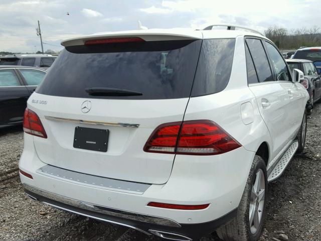 4JGDA5JB0JB028233 - 2018 MERCEDES-BENZ GLE 350 WHITE photo 4