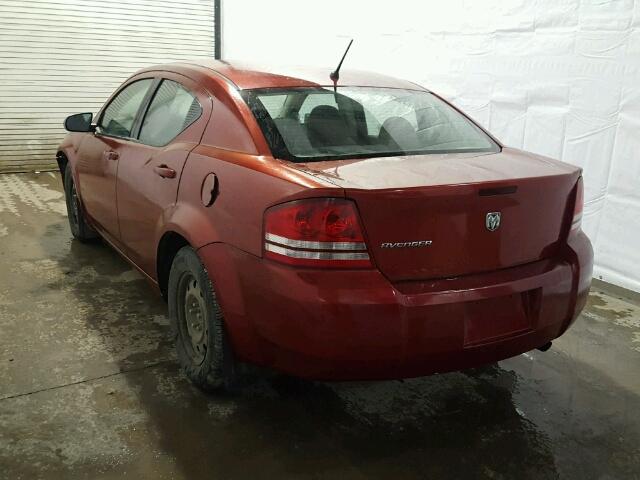 1B3LC46K58N647742 - 2008 DODGE AVENGER SE RED photo 3