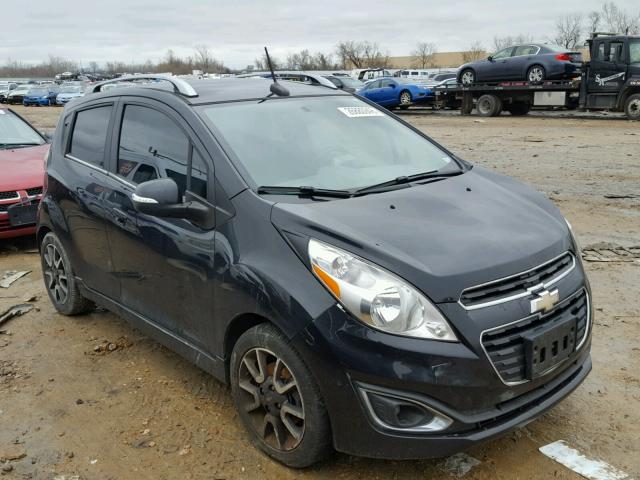 KL8CF6S98EC444476 - 2014 CHEVROLET SPARK 2LT BLACK photo 1