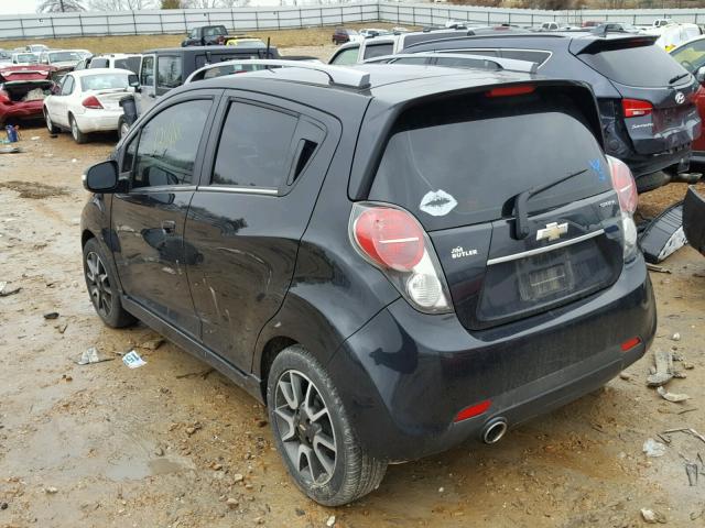 KL8CF6S98EC444476 - 2014 CHEVROLET SPARK 2LT BLACK photo 3