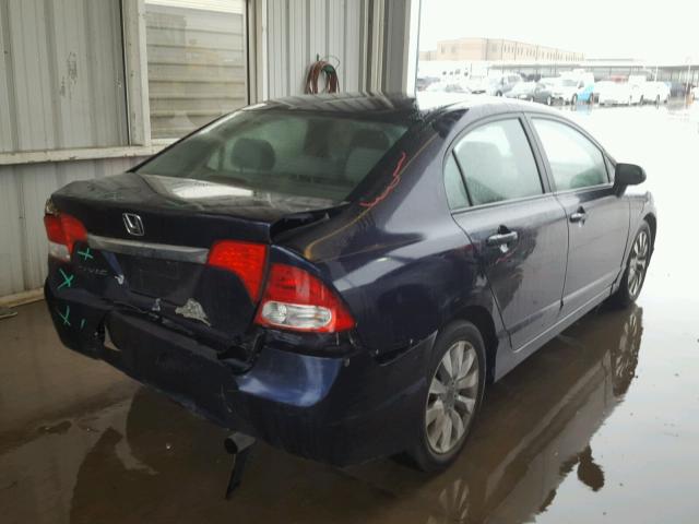 19XFA1F88AE026820 - 2010 HONDA CIVIC EX BLUE photo 4