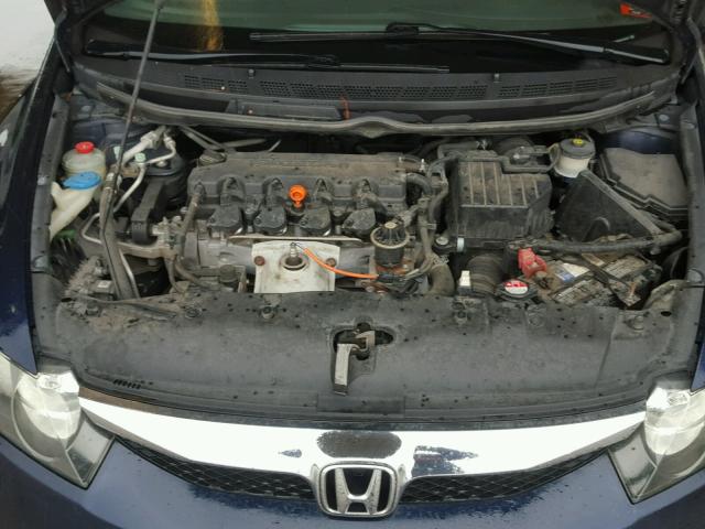 19XFA1F88AE026820 - 2010 HONDA CIVIC EX BLUE photo 7