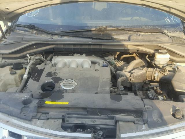 JN8AZ08W93W208760 - 2003 NISSAN MURANO SL SILVER photo 7