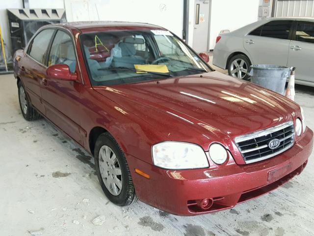 KNAGD126665452201 - 2006 KIA OPTIMA LX MAROON photo 1