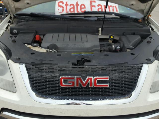 1GKER137X8J155465 - 2008 GMC ACADIA SLE CREAM photo 7