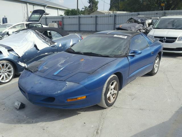 2G2FS22K9T2212904 - 1996 PONTIAC FIREBIRD BLUE photo 2