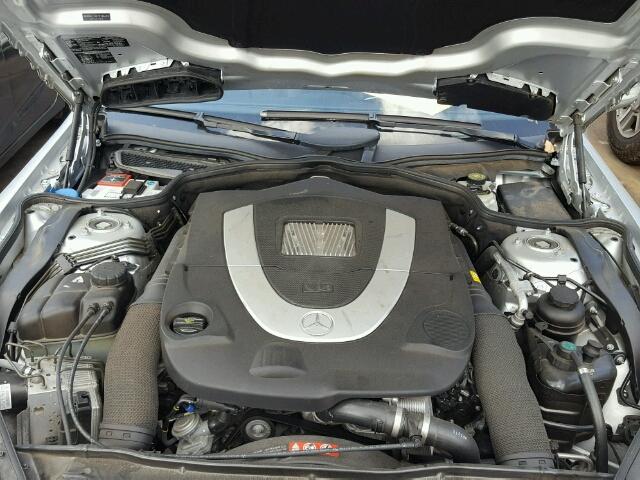 WDBSK71F27F124162 - 2007 MERCEDES-BENZ SL 550 SILVER photo 7