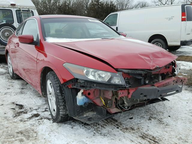 1HGCS12899A003701 - 2009 HONDA ACCORD EXL RED photo 1