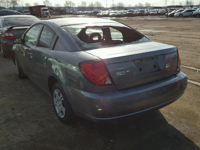 1G8AN12F35Z132731 - 2005 SATURN ION LEVEL GRAY photo 3